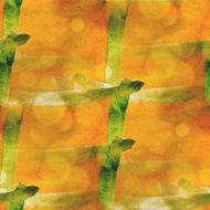art avant-garde hand paint background yellow green seamless wal