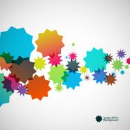 vector colorful flowers