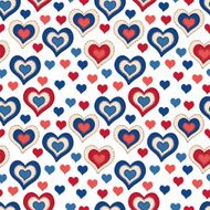 Seamless background with hearts N32