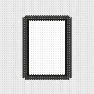 concept computer tablet with knitting