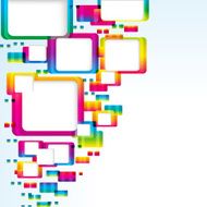 Multicolor abstract bright background with frames Elements for design Eps10