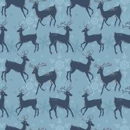 vector deer pattern N3