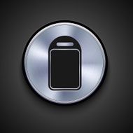 vector metal icon on gray background Eps10 N29