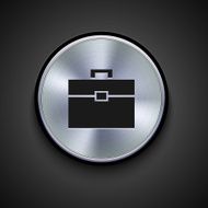 vector metal icon on gray background Eps10 N33