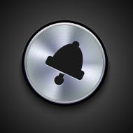 vector metal icon on gray background Eps10 N34