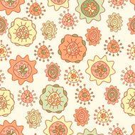 Seamless pattern with flowers N113