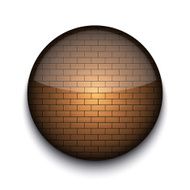 Vector circle app brick icon N2