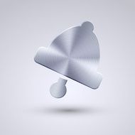 Vector full metal icon on blue background Eps10 N65