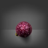 Vector christmas ball on gray background Eps 10