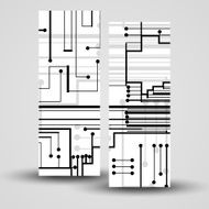 Vector banner set for your design N213