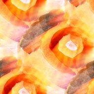 art picture watercolor seamless orange yellow