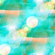 sun glare watercolor brown green your design