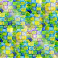 sun glare grunge texture watercolor seamless green yellow band N2