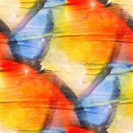 sun glare grunge texture watercolor red yellow seamless backgro