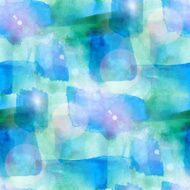 sun glare abstract seamless blue green painted watercolor backg