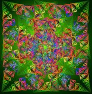 Multicolor abstract background in geometric style N2