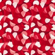 Seamless background with rose petals Vector illustration N2