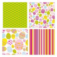 Easter set of seamless backgrounds N2