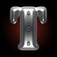 vector metal construction figure t N2