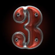 vector metal and wood figure 3 N2