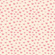 Seamless pattern with hearts linked together N4