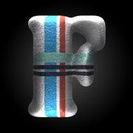 vector colored clay letter g N7