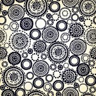 Seamless abstract ornamental vintage black lace N2