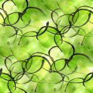 art avant-garde hand paint background green seamless wallpaper w