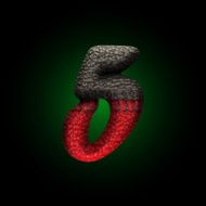 vector wool letter N30