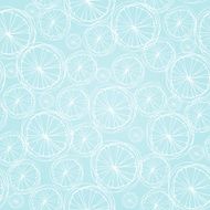 Seamless delicate blue doodle circle texture N2