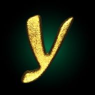 vector golden figure N255