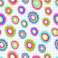 Seamless abstract design on a background