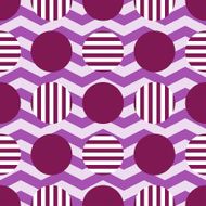 Seamless geometric pattern with circles N5