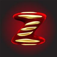 vector velvet letter N34