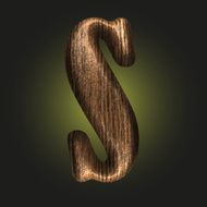 Vector wooden figure N161