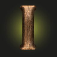 Vector wooden figure N165