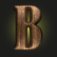 Vector wooden figure N168