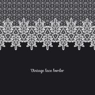 Vector lace border
