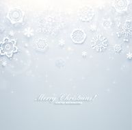 christmas background with snowflakes N25