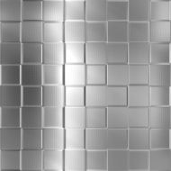 Metal silver checked pattern N11