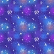 Snowy Night Seamless