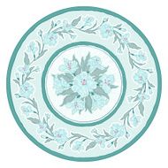 Round floral ornament Decorative vector illustration N2