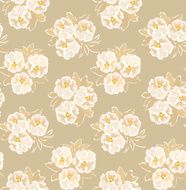 flowers seamless background N4