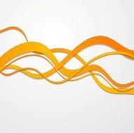 Elegant wavy color design