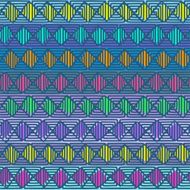 Ethnic Geometric Seamless Pattern N11