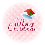 Merry Christmas message illustration