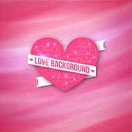 Pink vector watercolor background