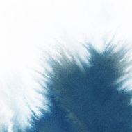 Abstract grunge blue watercolor background