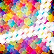 Abstract mosaic background made of colorful circles N3