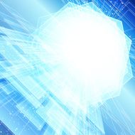 Abstract techno vector background